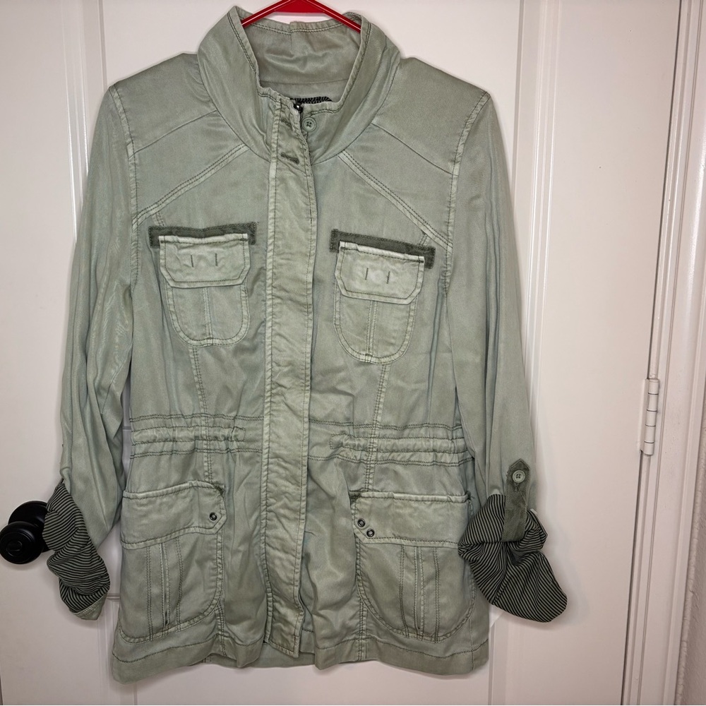 Utility Jacket in Sage Green